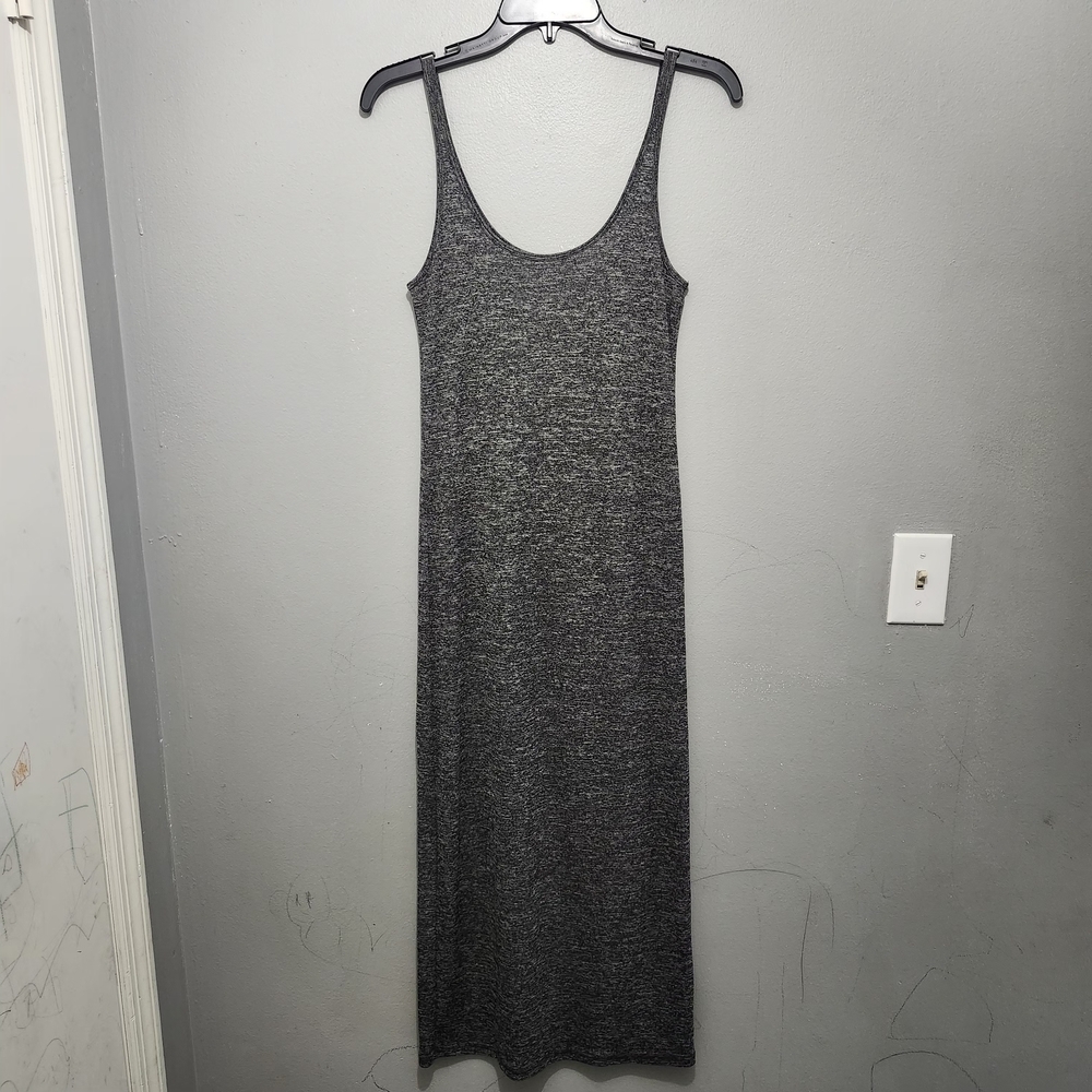 Aritzia The Group Babaton Charcoal Sleeveless Midi Dress Size M